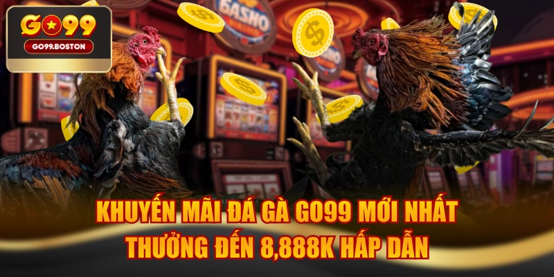 Khuyến Mãi Đá Gà GO99 Mới Nhất, Thưởng Đến 8,888K Hấp Dẫn